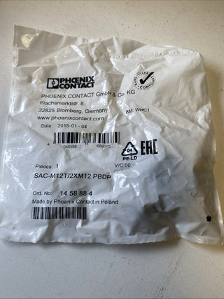 Phoenix Contact 1458884 T-Verteiler SAC-M12T/2XM12 PBDP PROFIBUS M12 NEU & OVP
