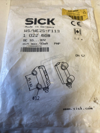SICK WS/WE2S-F113 Einweglichtschranke 1022668 - NEU & OVP2