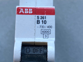 2x ABB S261-B10 Leitungsschutzschalter 1-polig 10A Sicherung E76126 – Gebraucht1