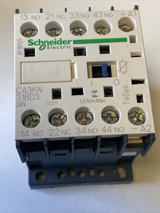Schneider Electric CA3KN31BD3 3S 1Ö 24V DC Mit Diode Hilfsschütz1