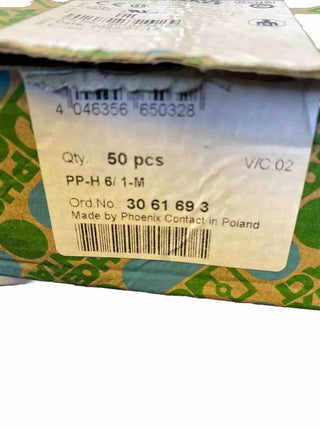 38x Phoenix Contact Stecker 3061693 Typ PP-H 6/ 1-M3