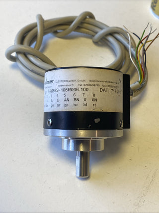 HOHNER Drehgeber AW158S-106R006-100 Encoder Drehimpulsgeber Impulsgeber0