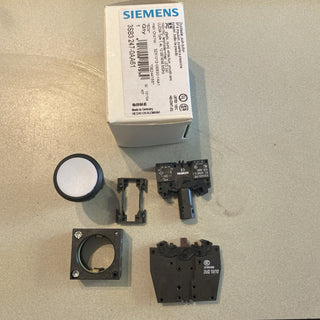 Siemens 3SB3247-0AA61 weißer LED-Leuchtdrucktaster 24V – Neu