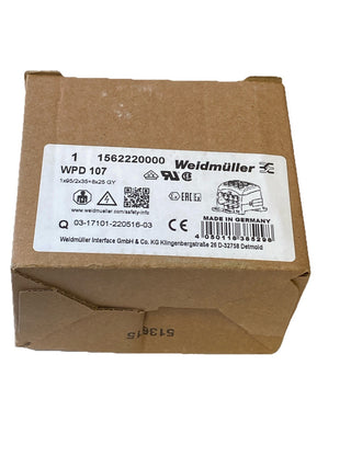 WEIDMÜLLER / 1562220000 / WPD 107 1X95/2X35+8X / Potentialverteilerklemme, Schra1