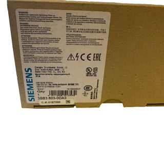 Siemens 3SB3803-0DA3 Gehäuse 22mm 3 Befehlsstellen neu1