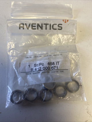 6x AVENTICS Zentrierringe R412000671 Ø 12mm - Neu & OVP Pneumatik Zubehör0