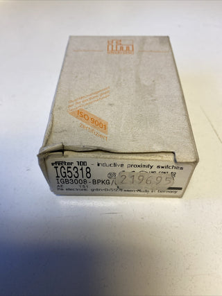 IFM  Induktiver Sensor IG5318 IGB3008-BPKG/US-104  Neu+OVP1
