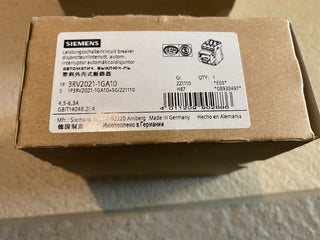 Siemens Leistungsschalter 3RV2021-1GA10 1 Stück(e) Einstellbereich (Stromstärke)0