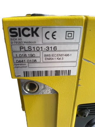 SICK PLS101-316 PLS101316 1016190 Sicherheits-Laserscanner SEHR GUT ERHALTEN 15