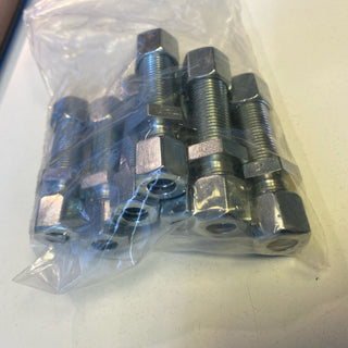 7x PARKER ERMETO Gerade Schottverschraubung SV28ZLCF AußenØ 28mm M36x2mm PN1006