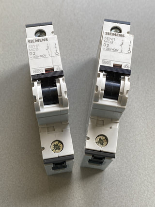 Siemens 5SY6102-8 Leitungsschutzschalter MCB D2 2A 1-polig 6kA NEU ohne OVP2