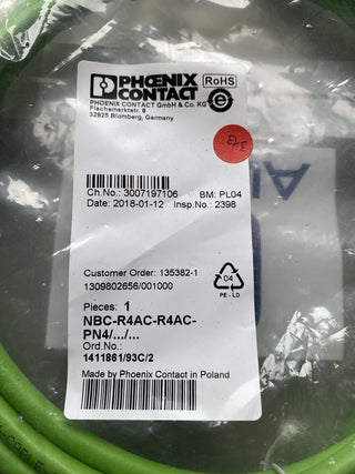 Phoenix Contact PROFINET Netzwerkkabel NBC-R4AC-PN4 – NEU & OVP2