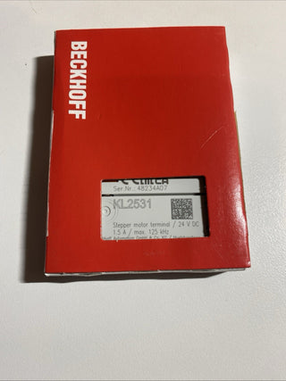 Beckhoff KL2531 Busklemme Schrittmotorendstufe 24V DC 1,5A – NEU & OVP