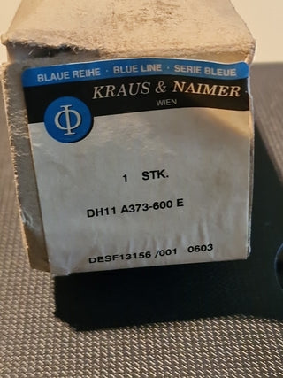 Kraus & Naimer DH11 A373-600 E Umschalter Blue Line Nockenschalter DH11 Neu5