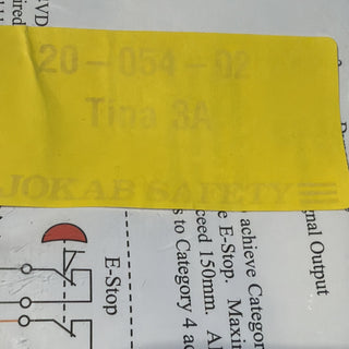 ABB Jokab Safety Tina 3A Adapter M12 Sicherheitsadapter 20-054-02 NEU in OVP1