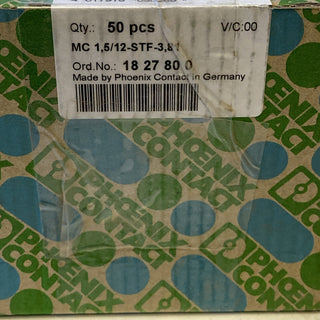 50St. Phoenix Contact MC 1,5/12-STF-3,81 Leiterplattenstecker 18278002