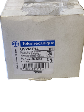 Telemecanique GV2ME14 Motorschutzschalter 6-10A (Art. 034313) – NEU & OVP0