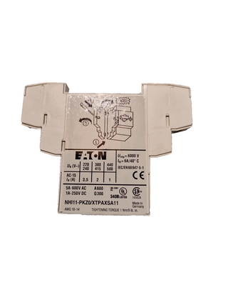 Eaton Hilfskontakt NHI11-PKZ0/XTPAXSA11 Auxiliary Contact NHI11-PKZ0 XTPAXSA110