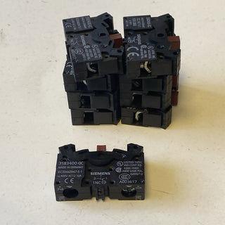 9x Siemens 3SB3400-0C Schaltelement / Kontaktblock 1 Ö (NC) – Neu/Sonstige