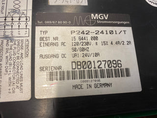 MGV P242-24101/T Industrienetzteil Power Supply 24V 10A Netzteil2