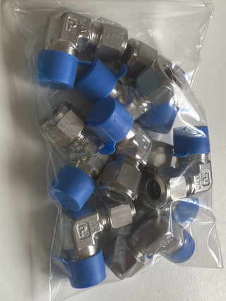 Posten Parker Edelstahl Winkel Verschraubung Konvolut 50-70 Stk. Neu Sonstige