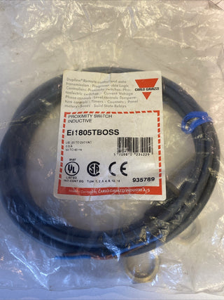 NEU Carlo Gavazzi EI1805TBOSS Induktiver Näherungssensor M18, Sn 5mm, AC, 2-Drah1
