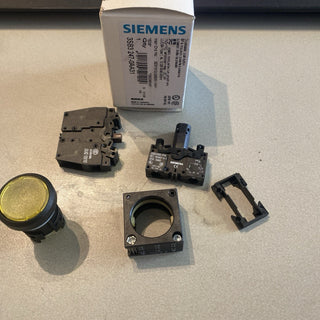 Siemens 3SB3247-0AA31 gelber LED-Leuchtdrucktaster 24V – Neu