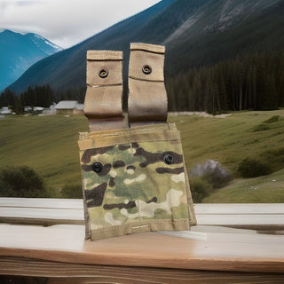NEU USGI OCP Multicam Molle II 40mm Pyrotechnische Doppelgranatentasche US Army4