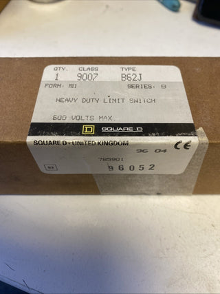 Square D 9007-B62J Endschalter / Limit Switch – Wobble Stick – NEU & OVP2