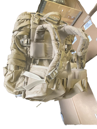 Original USGI USMC FILBE Pack System Rucksack Komplett Coyote Brown Marine Corps
