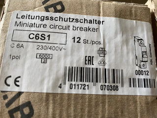 ABL Sursum C6S1 Leitungsschutzschalter, Sicherungsautomat 230/400V1