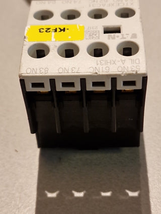 3x Eaton DILA-XHI31 Hilfsschalterbaustein 276423 Hilfsschalter 3S/1Ö 4-polig Geb2