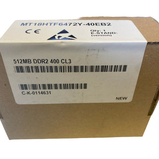 Micron 512MB DDR2 RAM PC2-3200R 400MHz ECC Registered Server MT18HTF6472Y-40EB21