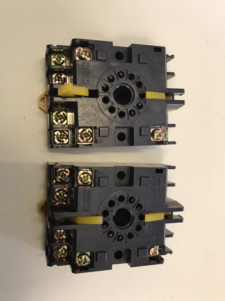 4x Relaissockel PF083A 8-Pin Rundrelais Sockelbasis für Timer – Neu ohne OVP10