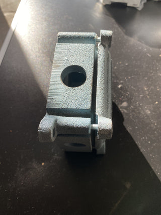 30er Jahre Abzweigdose aus Aluminium, eckig  Stromverteiler Kasten4