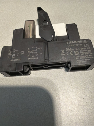 4x Siemens Stecksockel LZS:RT78725 für RT-Relais | 15mm Standard-Sockel5