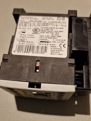 SIEMENS SIRIUS Leistungsschalter 3,5...5A 3RV1011-1FA10+3RT1016-1BB414