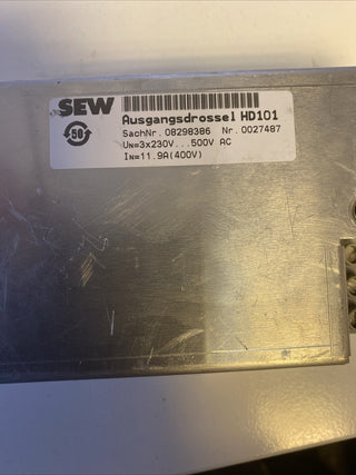 SEW Eurodrive HD101 Ausgangsdrossel 08298386 3x200V-500V 12A used1