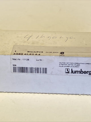 NEU OVP: Lumberg Automation ASBS 4/LED 5-4 Sensor-/Aktorbox, 4-fach M12 Verteile2