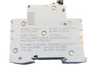 Schneider Electric 24442 | Leitungsschutzschalter (MCB) | Multi 9 C60 | 2P, 1A,2