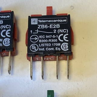 20X SCHNEIDER ELECTRIC ZB6E1B. CONTACT BLOCK, 1NO, 6A, QUICK CONNECT6