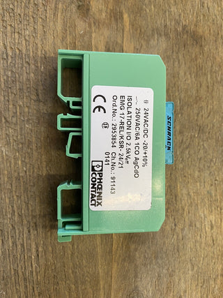4X Phoenix Contact EMG 17-REL/SG-B 24/21/M Relaisbaustein Nennspannung: 24 V/DC9