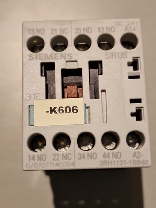 Siemens SIRIUS Hilfsschütz 3RH1131-1BB40 | DC 24V | 3S+1Ö / 3NO+1NC | S00 | Gepr4