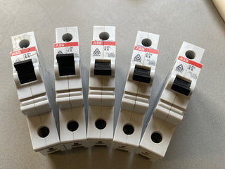 5x ABB S271 K6 Leitungsschutzschalter Sicherungsautomat S 271 K 6 – Gebraucht0