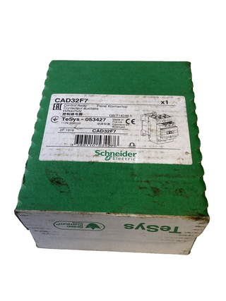 Schneider Electric TeSys Deca Hilfsschütz CAD32F7 – 110V AC – 3S/2Ö – NEU & OVP0