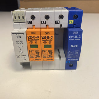 OBO Bettermann Kombi-Ableiter Set | V25-B+C | Überspannungsschutz2