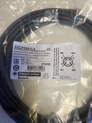 Telemecanique M8 Anschlusskabel 5m (XZCP0941L5) – NEU2