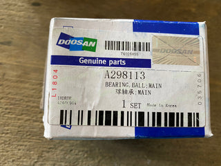 Doosan Hauptlager Set A298113 K1019388 K1019391 A298116 A298117 A298118 NEU OVP0