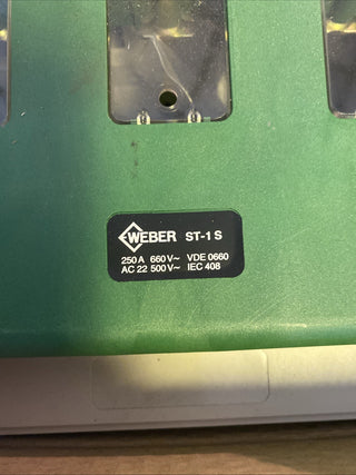 Weber ST-1S Lasttrenner 250A NH1 3-polig Sicherungslasttrennschalter3