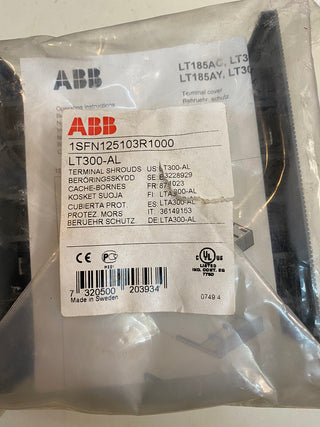 2x ABB LT300-AL Klemmenverkleidung Berührungsschutz für Schütze A210-A300 – NEU0